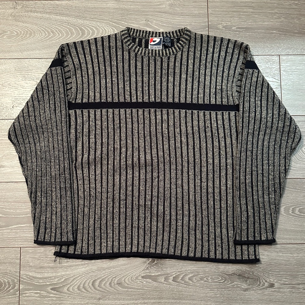 Subculture Y2K Cable Knit Warm Sweater - Picture 1 of 3
